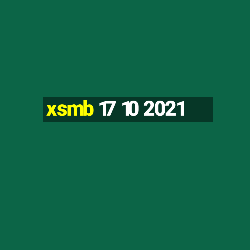 xsmb 17 10 2021