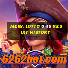 mega lotto 6 45 result history