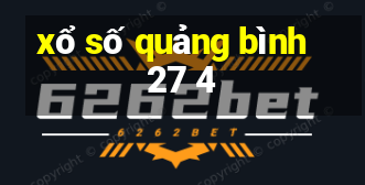 xổ số quảng bình 27 4