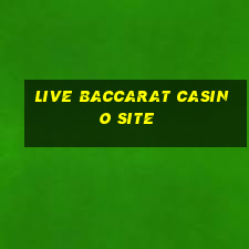 live baccarat casino site