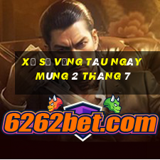 xổ số vũng tàu ngày mùng 2 tháng 7