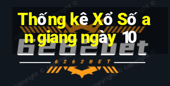 Thống kê Xổ Số an giang ngày 10