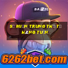 số miền trung thứ tư hàng tuần