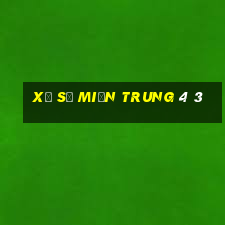 xổ số miền trung 4 3