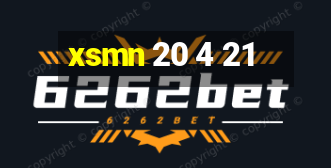 xsmn 20 4 21