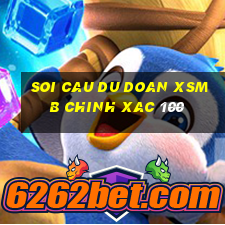 soi cau du doan xsmb chinh xac 100