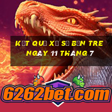 kết quả xổ số bến tre ngày 11 tháng 7