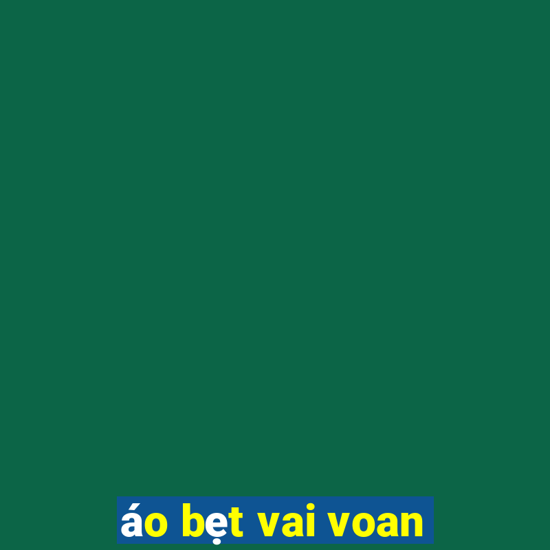 áo bẹt vai voan