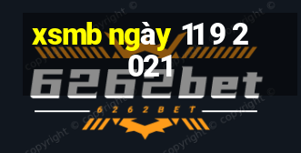 xsmb ngày 11 9 2021