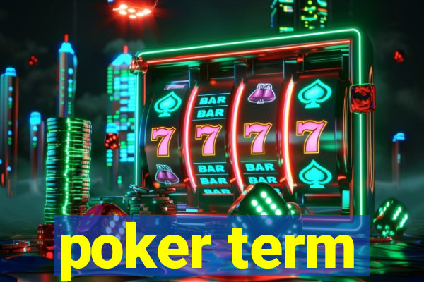 poker term