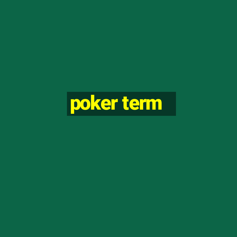 poker term