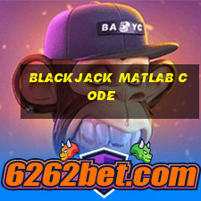 blackjack matlab code