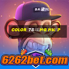 Color 78 Đăng nhập