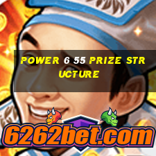 power 6 55 prize structure