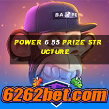 power 6 55 prize structure