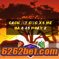 Cách đặt cược XS Mega 6 45 ngày 2