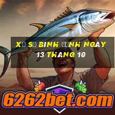 xổ số bình định ngày 13 tháng 10