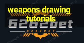 weapons drawing tutorials