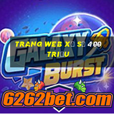 Trang web xổ số 400 triệu