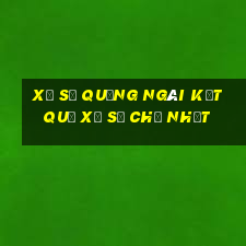 Xổ Số quảng ngãi Kết Quả Xổ Số Chủ Nhật