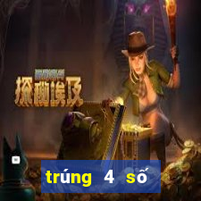 trúng 4 số giải 6 được bao nhiêu tiền