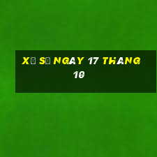 xổ số ngày 17 tháng 10