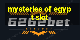 mysteries of egypt slot