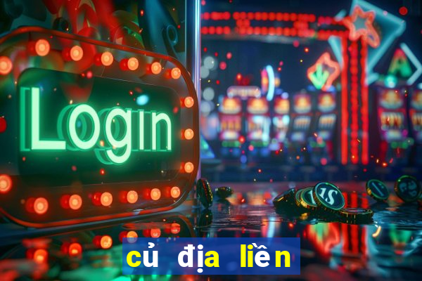 củ địa liền làm gia vị