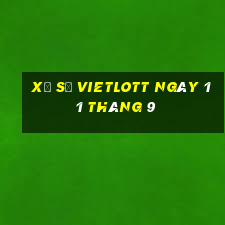 xổ số vietlott ngày 11 tháng 9