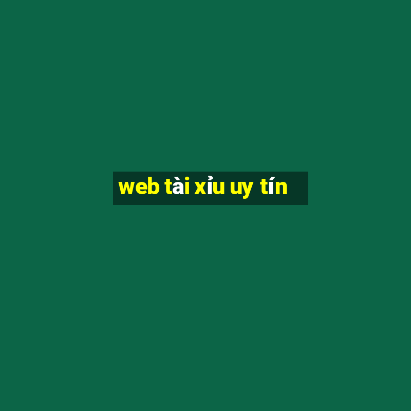 web tai xiu uy tin