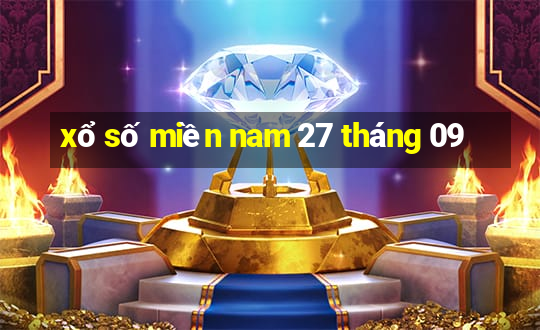 xổ số miền nam 27 tháng 09