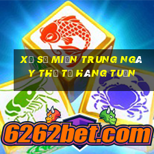 xổ số miền trung ngày thứ tư hàng tuần