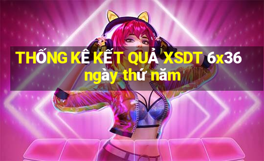 THỐNG KÊ KẾT QUẢ XSDT 6x36 ngày thứ năm