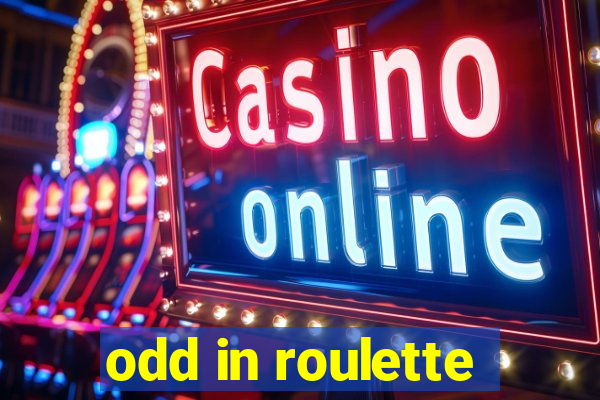 odd in roulette