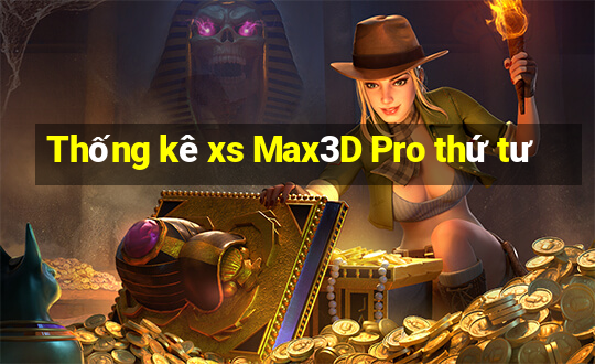 Thống kê xs Max3D Pro thứ tư