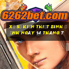 xổ số kiến thiết bình định ngày 14 tháng 7