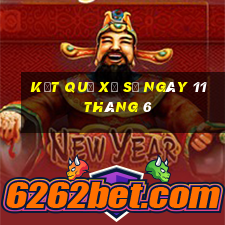 kết quả xổ số ngày 11 tháng 6