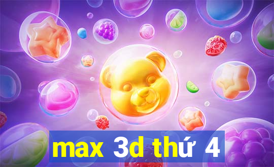 max 3d thứ 4