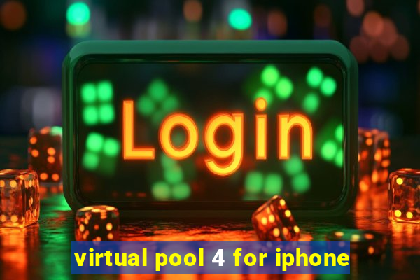 virtual pool 4 for iphone