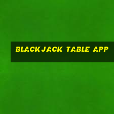 blackjack table app