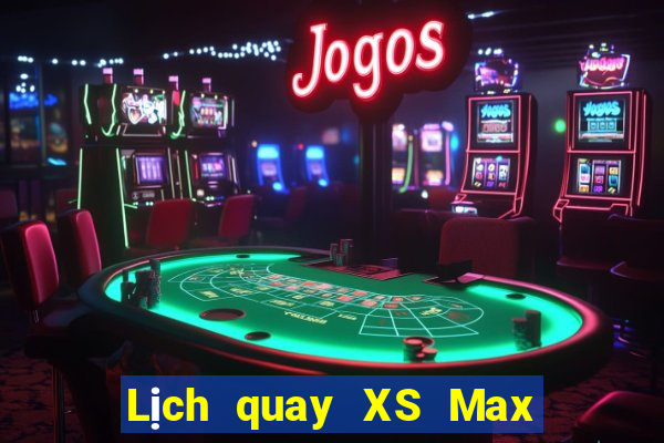 Lịch quay XS Max 4D ngày 15