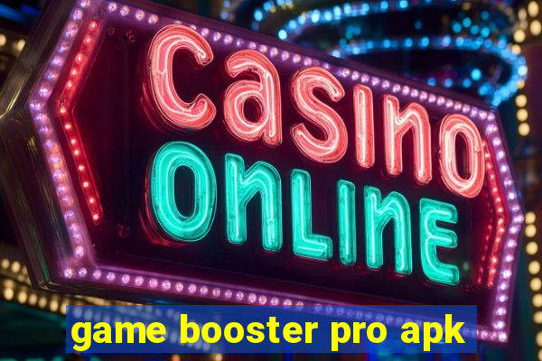 game booster pro apk