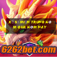 xổ số miền trung hôm qua hôm nay