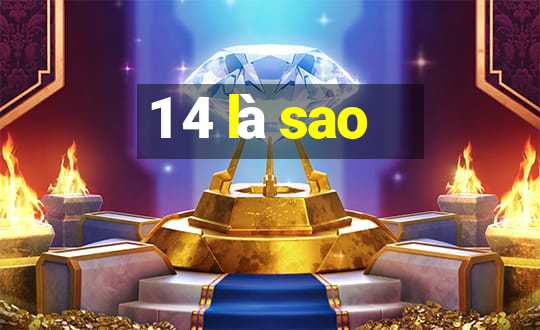 1 4 là sao