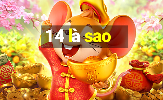 1 4 là sao