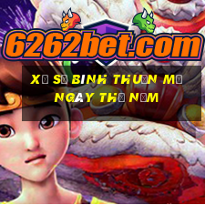 xổ số bình thuận mở ngày thứ năm