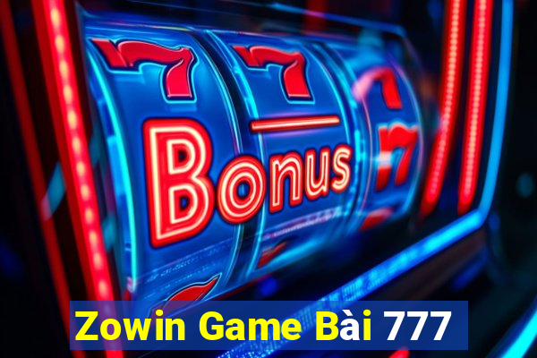 Zowin Game Bài 777