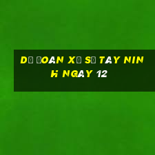 Dự Đoán Xổ Số Tây Ninh ngày 12