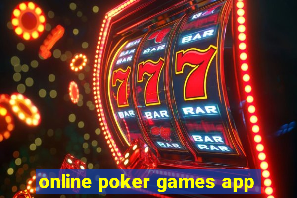 online poker games app