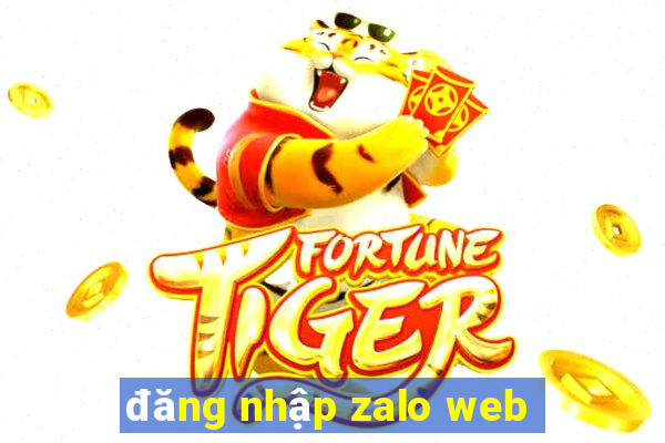 đăng nhập zalo web